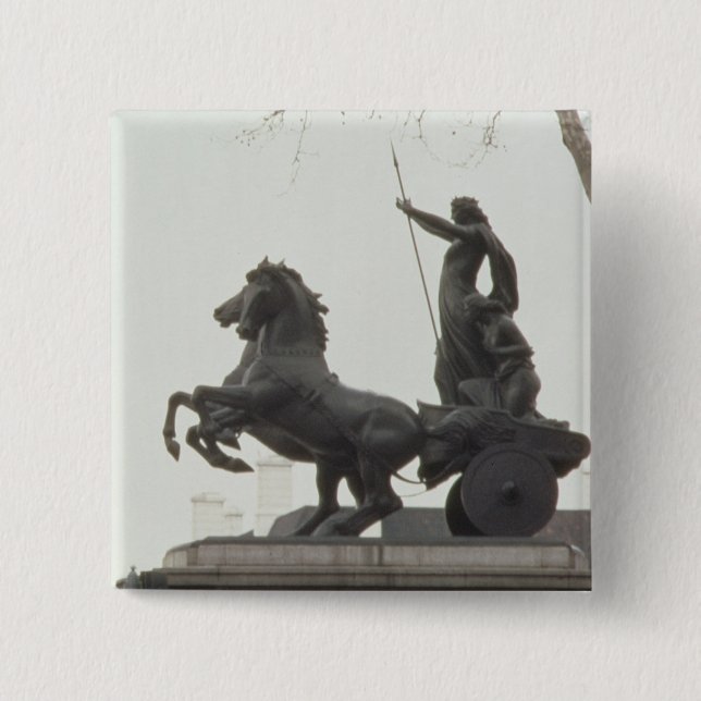 Boadicea, 1902 pinback button (Front)