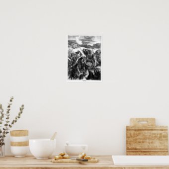 Boadicea Inciting the Iceni against the Romans Poster | Zazzle