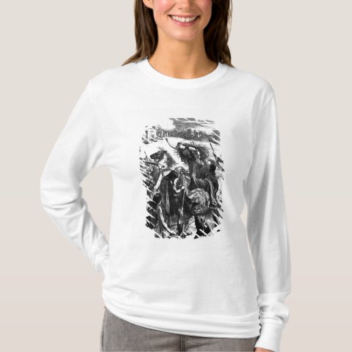 Boadicea Inciting the Iceni against the Romans T_Shirt