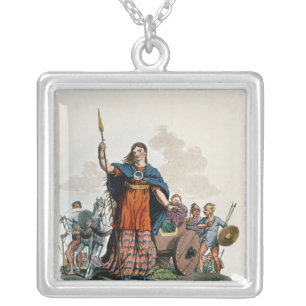 Boadicea, Queen of the Iceni Silver Plated Necklace