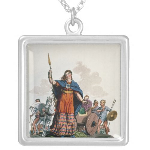 Boadicea Queen of the Iceni Silver Plated Necklace