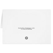 Boadicea Statue-Elizabeth Tower-London-Card (Back Horizontal)