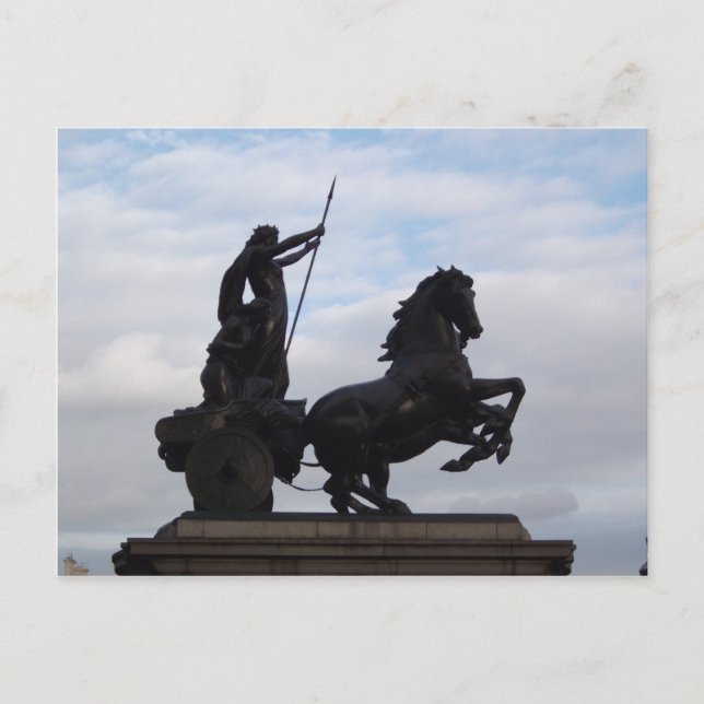 Boadicea Statue Postcard (Front)