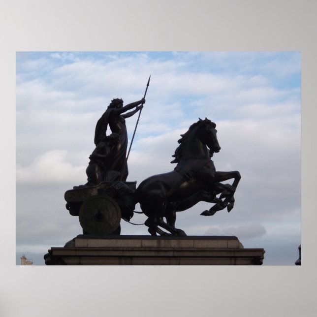 Boadicea Statue Poster (Front)