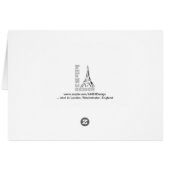 Boadicea Statue - Westminster Bridge - London Card (Back Horizontal)