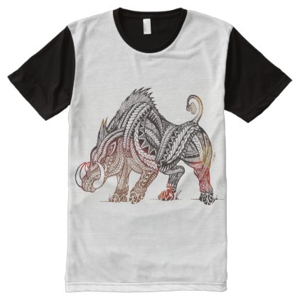 Boar All-Over-Print T-Shirt