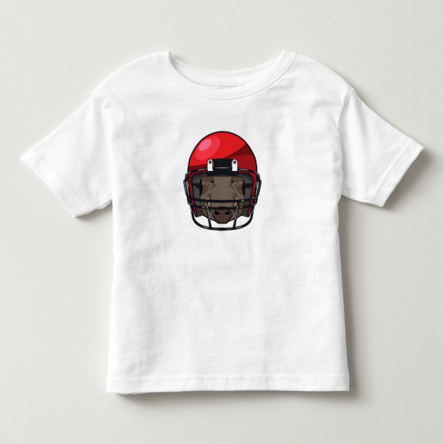 Boar at Football Sports Toddler T-shirt (Front)