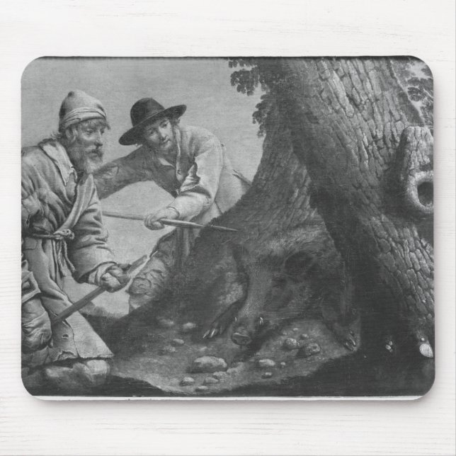 Boar hunt mouse pad (Front)