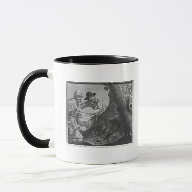 Boar hunt mug (Left)