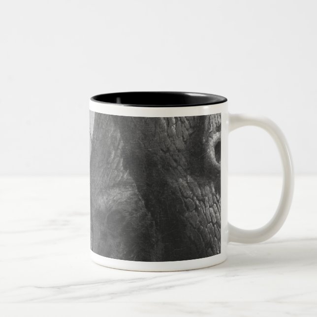 Boar hunt Two-Tone coffee mug (Right)