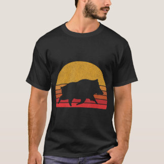 Boar Hunting - Retro Sunset Wild Pigs Boar Hunter T-Shirt