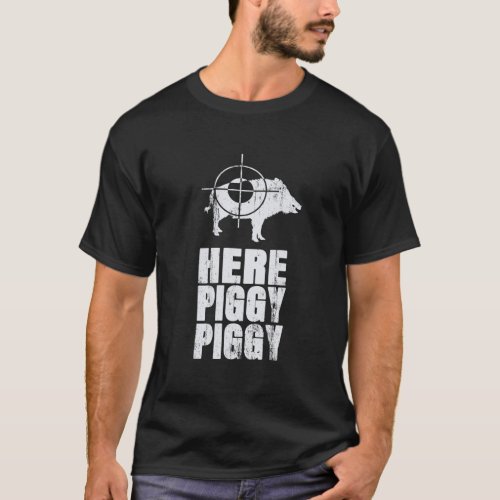 Boar Hunting Wild Hog Hunter Hogger T_Shirt