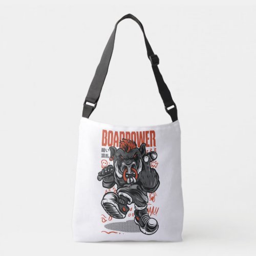 Boar_Power_Design Crossbody Bag