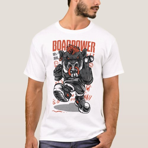Boar_Power_Design T_Shirt