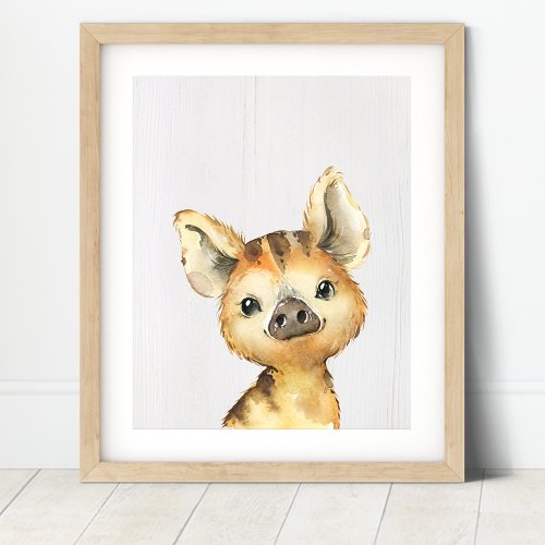 Boar Woodland Nursery Art Print