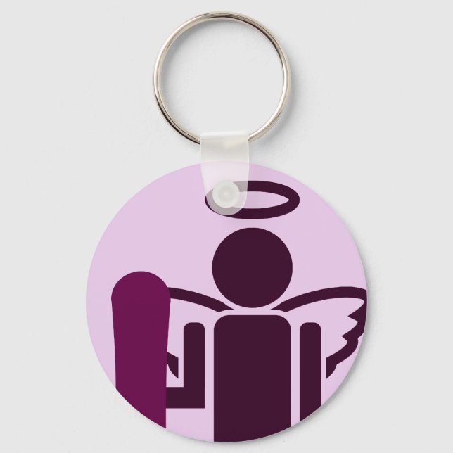 board angel. keychain (Front)