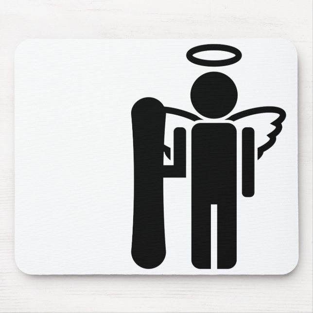 board angel. mouse pad (Front)