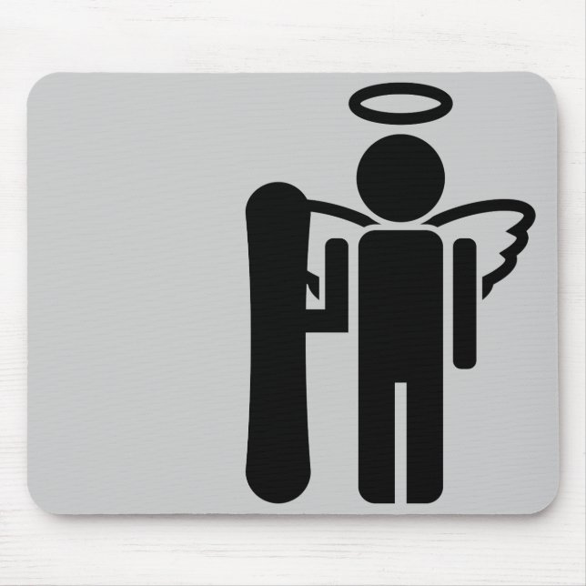 board angel. mouse pad (Front)