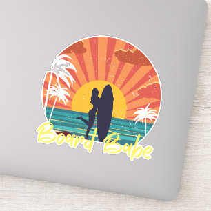 Board Babe Sticker