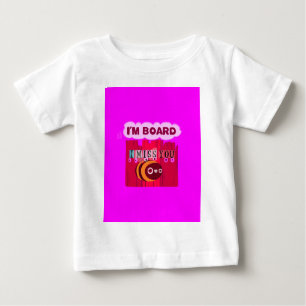 Board Bee Art Print Baby T-Shirt