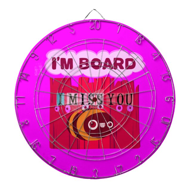 Board Bee Art Print Dart Board (Front)