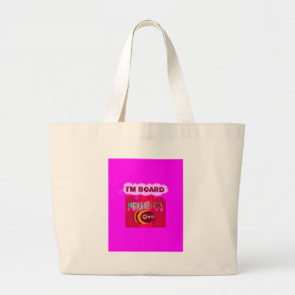 Board Bee Art Print Large Tote Bag
