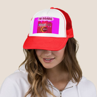 Board Bee Art Print Trucker Hat