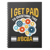 Custom BCBA Board Certified Behavior Analyst Gifts Notepad