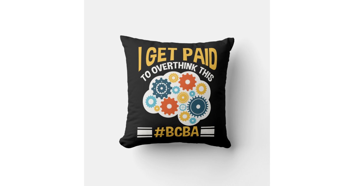BCBA Christmas Decor, ABA Therapy, BCBA Gift, Throw Pillow