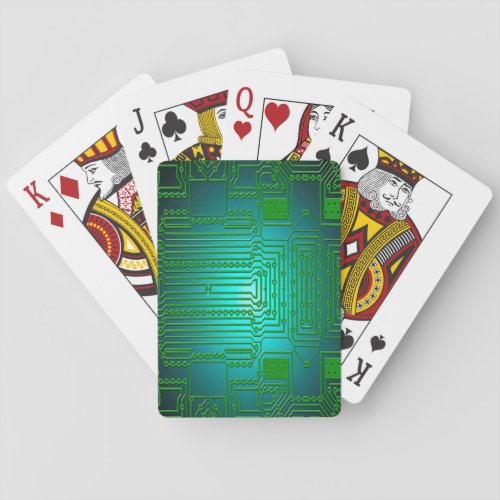board conductors circuits playing cards