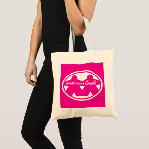 Board Game Couple White Frame Basic Tote Bag