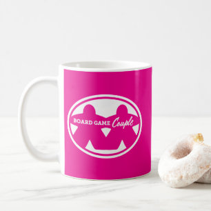 Board Game Couple White Frame Mug