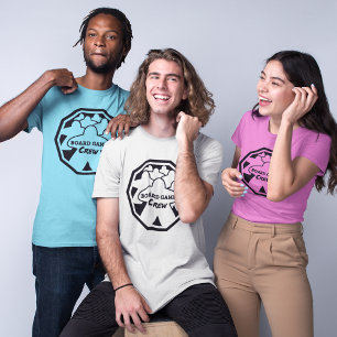 Board Game Crew Black Frame Mens Shirt