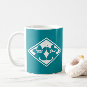 Board Game Duo White Frame Mug