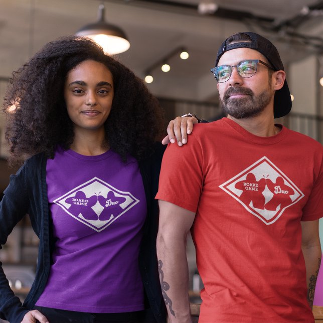 Board Game Duo White Frame Womens Shirt (Creator Uploaded)