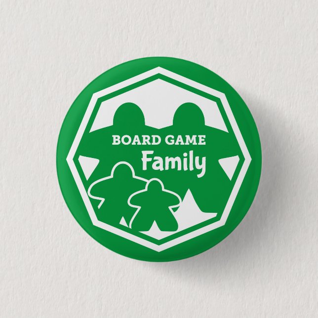 Board Game Family 2P2K White Frame Button (Front)
