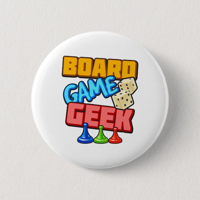 Board Game Geek Button (Front)