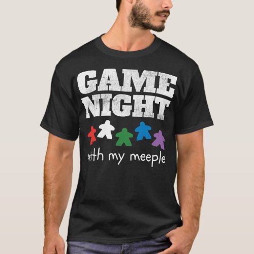 Board Game Night Family Friends Fitted Scoop Shirt