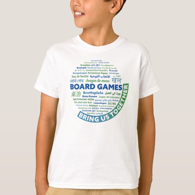 Board Games Bring Us Together Boys Shirt (Front)