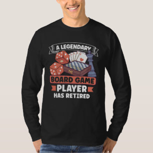 Board Games Chess Board Game Player Gambling T-Shirt