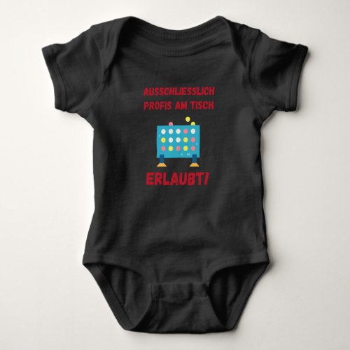 Board Games Exclusively Professionals At The Table Baby Bodysuit