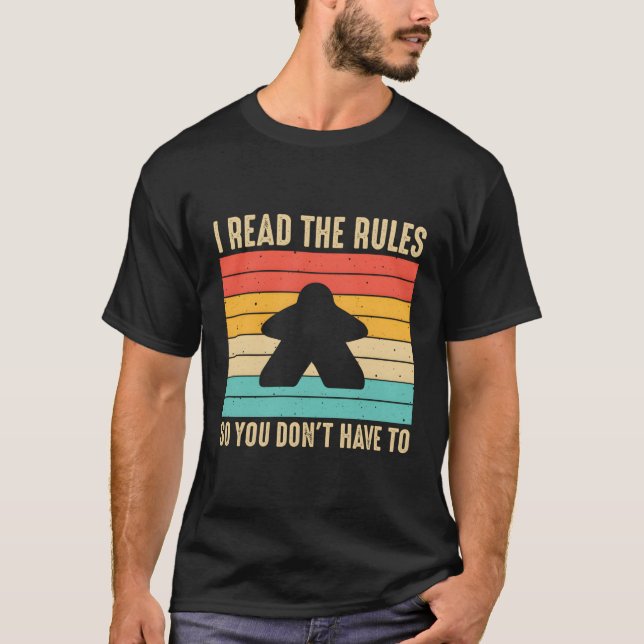 Board Games For Tabletop Gamers Players T-Shirt (Front)