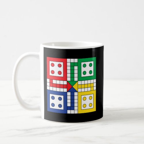 Board Games Play Ludo On Yours Illustration Coffee Mug