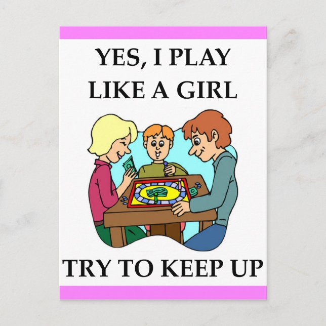 BOARD games Postcard (Front)