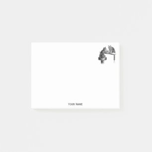 Board Games: Two Cats playing a Chess Match Post-it Notes