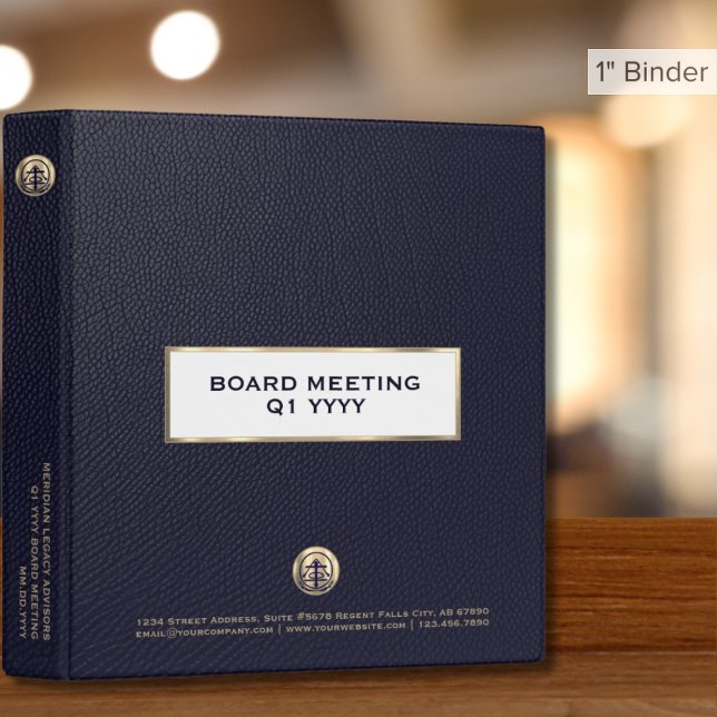 Board Meeting Binder (Creator Uploaded)
