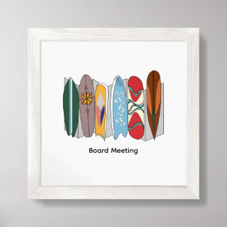 Board Meeting Framed Art