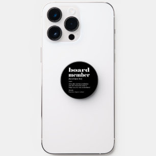 Board Member Definition Retirement Humor Statement PopSocket