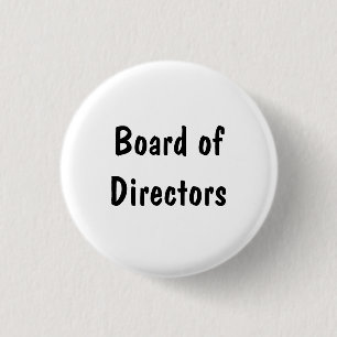 Board of Directors Pinback Button