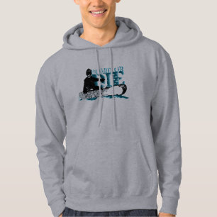 board or die. skeleboarder. hoodie